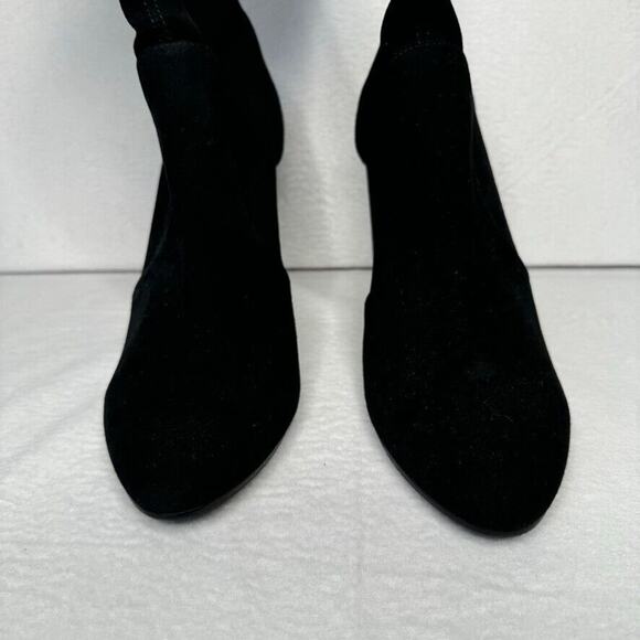 Stuart Weitzman Highland Boots Over Knee Size 9.5 Black Suede Leather MSRP $950 - Picture 10 of 11